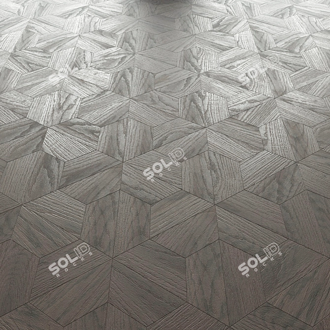 Finex Arezzo: Oak Wood Tile 3D model image 4