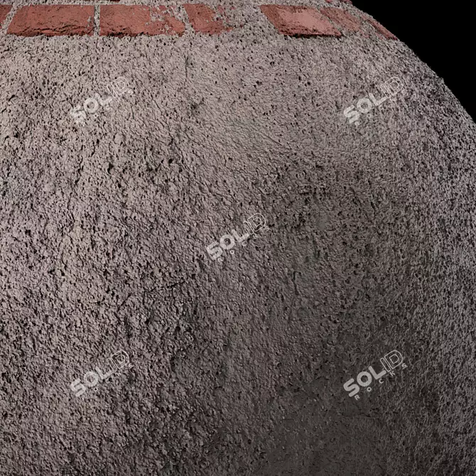 Concrete Wall Materials: PBR, 2 Color, 4K 3D model image 3