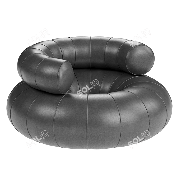 Comfy Convertible Sofa Bed 3D model image 3