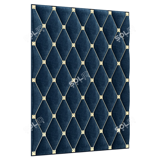 Elegant Accent: Decorative Panel 12 3D model image 1