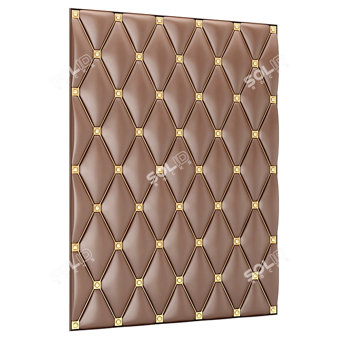 Elegant Accent: Decorative Panel 12 3D model image 3