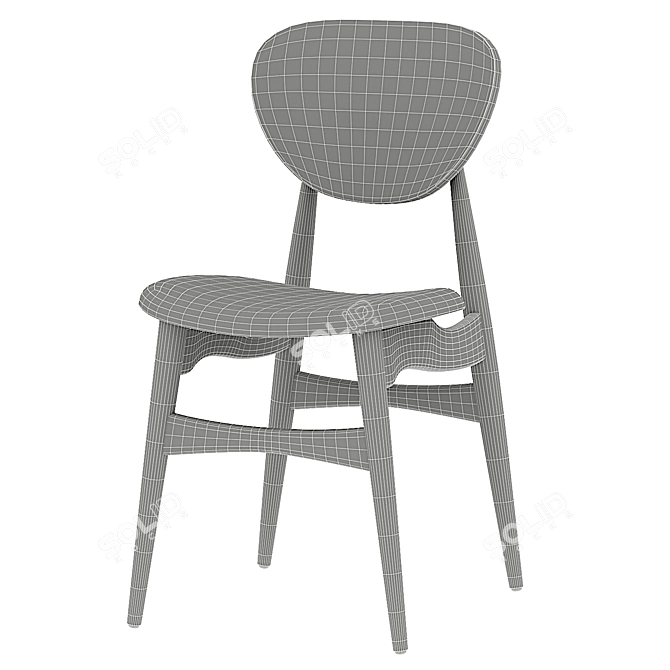 Pottera Dining Chair: Functional Elegance for Modern Homes 3D model image 4