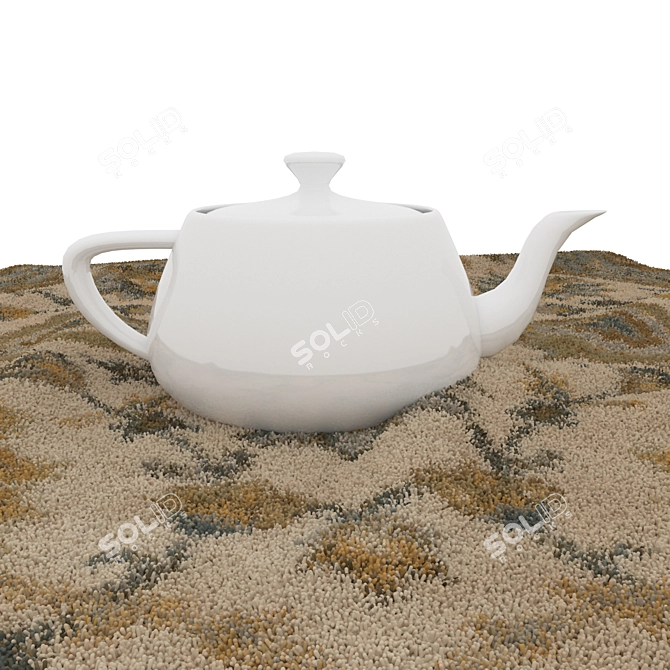 Round Rugs Set: Versatile and Realistic 3D model image 5