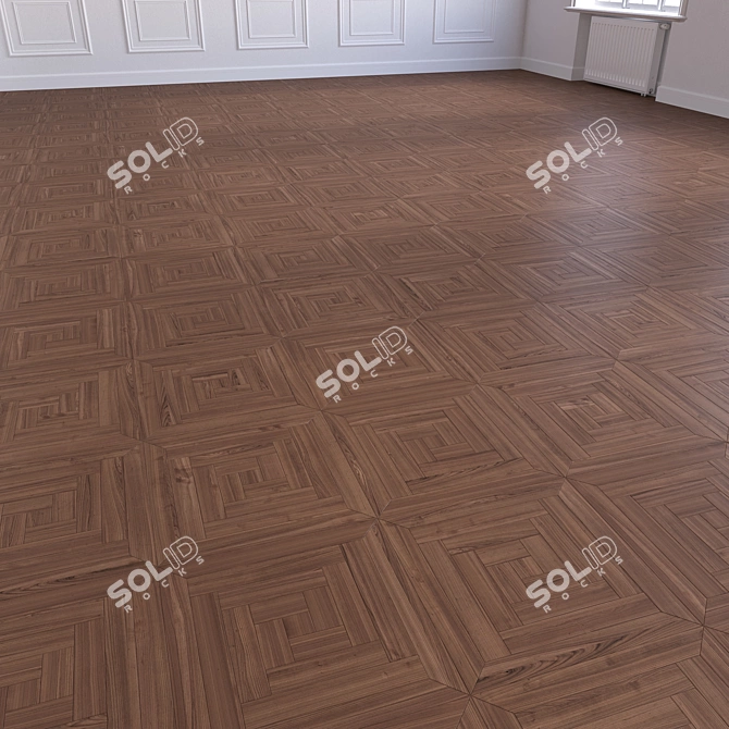 Premium Parquet Laminate 3D model image 3