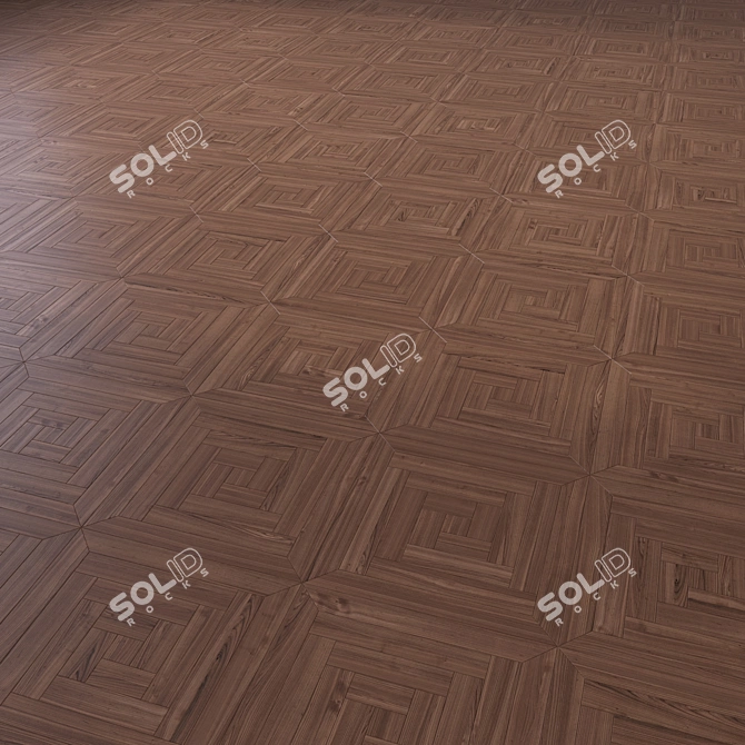 Premium Parquet Laminate 3D model image 5