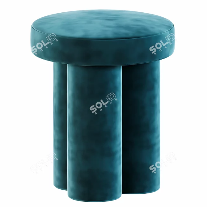 King of Comfort: Bigfoot Stool 3D model image 4