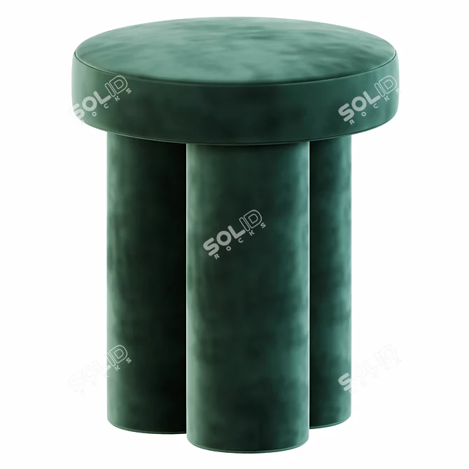 King of Comfort: Bigfoot Stool 3D model image 6