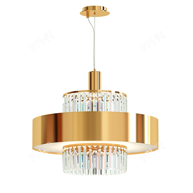 Elegant Cordelia Chandelier Lustra 3D model image 1