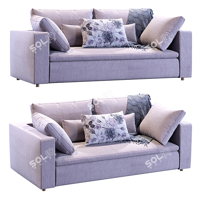 Modular Harmony Sofa 3D model image 2