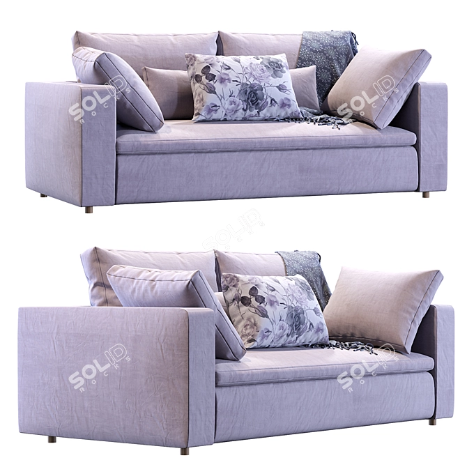 Modular Harmony Sofa 3D model image 4