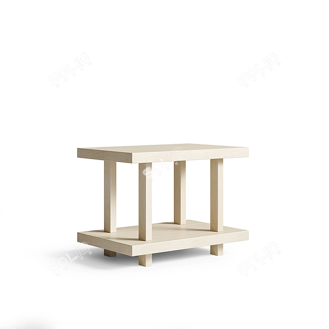 Customizable Wood Veneer Furniture 3D model image 4