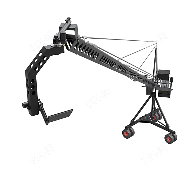 Cinematic Crane Camera: High-Quality 3D Model 3D model image 3