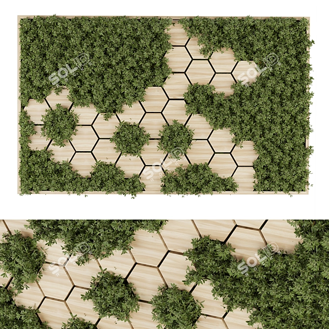 Fitowall Leaf Wood Plant Collection 3D model image 1