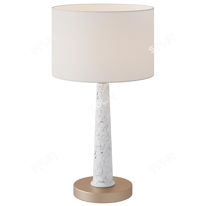 Luxury Bedside Lamp: ST Luce Vellino 3D model image 1