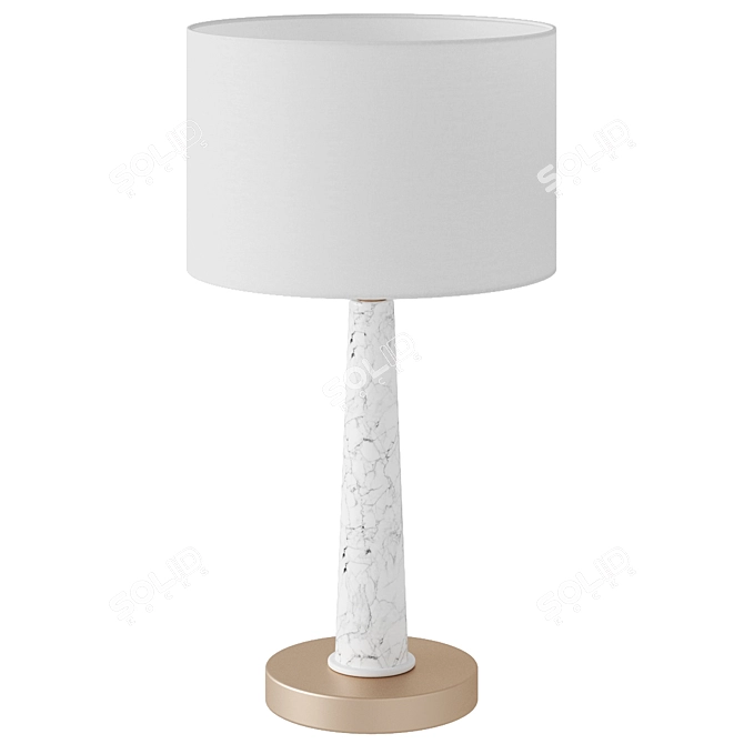 Luxury Bedside Lamp: ST Luce Vellino 3D model image 2