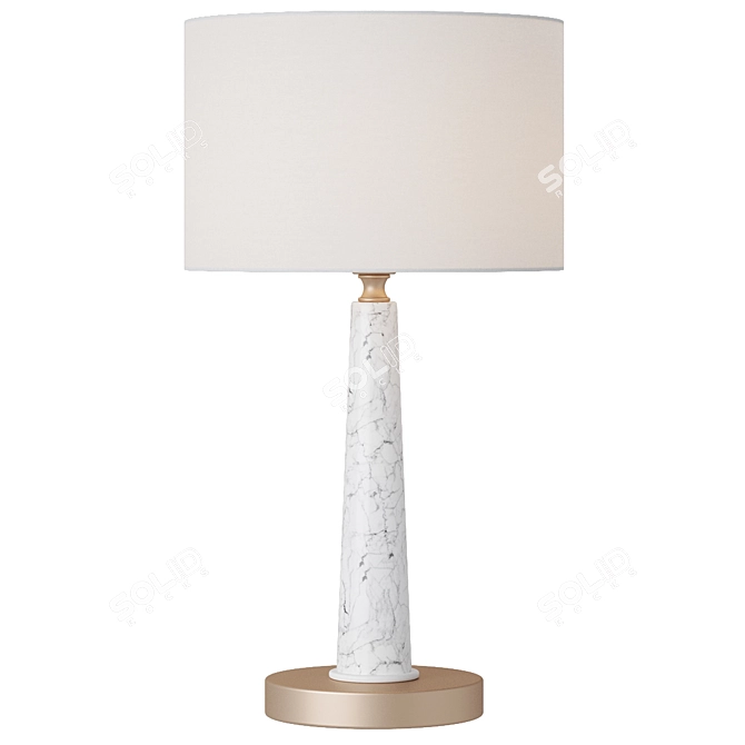 Luxury Bedside Lamp: ST Luce Vellino 3D model image 3