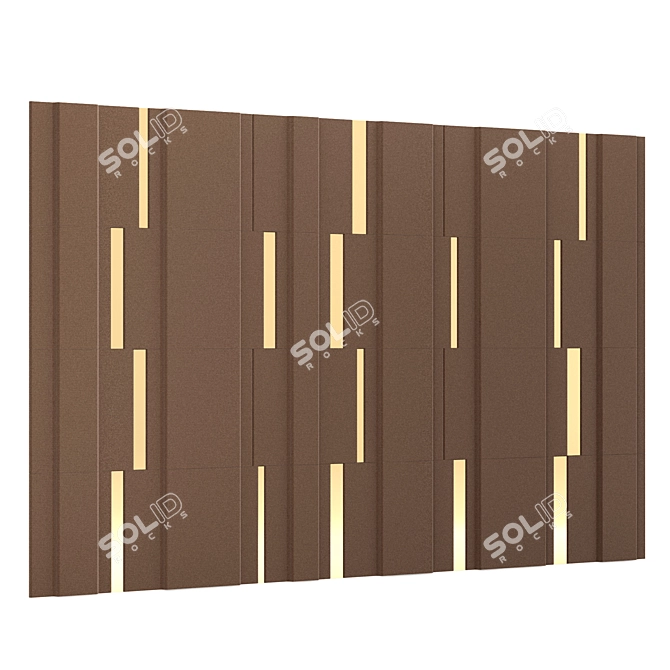 Elegant Decor Panel 14 3D model image 3