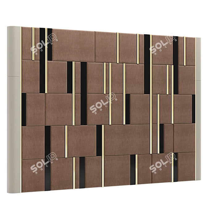 Elegant Panel 15: Enhance Your Decor 3D model image 1