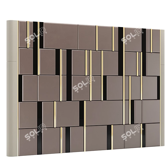 Elegant Panel 15: Enhance Your Decor 3D model image 3