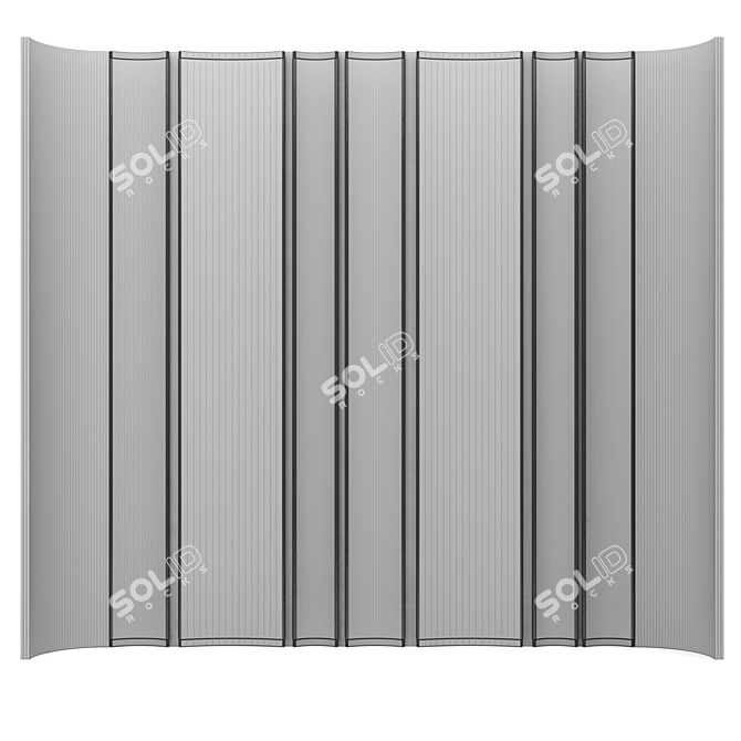 16-Panel Decor: Elegant Home Accents 3D model image 5