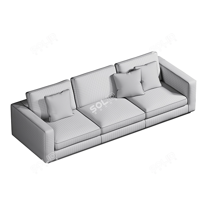 Elegant Andersen Line Sofa 3D model image 3