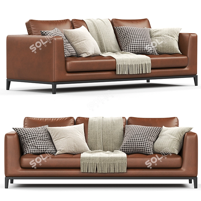 Maxalto Lucrezia Soft Sofa - Luxury & Comfort 3D model image 1
