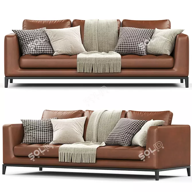 Maxalto Lucrezia Soft Sofa - Luxury & Comfort 3D model image 2