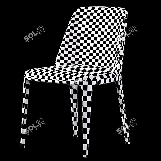 Elegant Grace Chair 3D model image 5