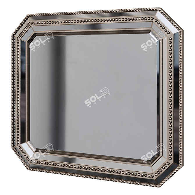 1032M Mirror in Frame 56x64cm 3D model image 1