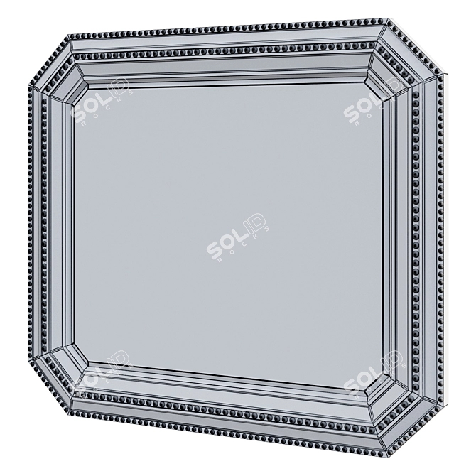 1032M Mirror in Frame 56x64cm 3D model image 2