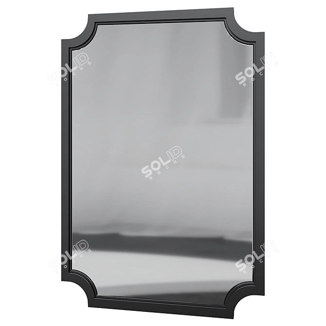 Elegant LaDonna Vanity Mirror 3D model image 1