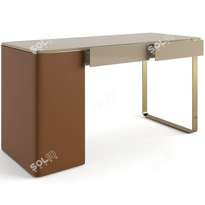 Luxury Fendi Icon Console: Elegant Design 3D model image 2