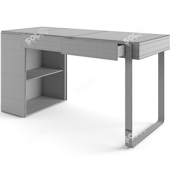 Luxury Fendi Icon Console: Elegant Design 3D model image 6