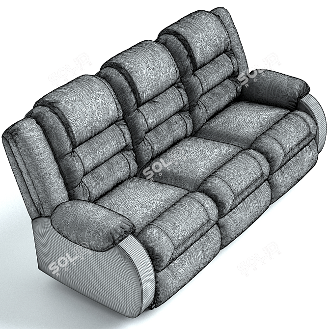 Ultimate Comfort Vacherie Reclining Sofa 3D model image 3