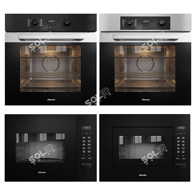 Miele Collection Oven & Microwave 3D model image 1