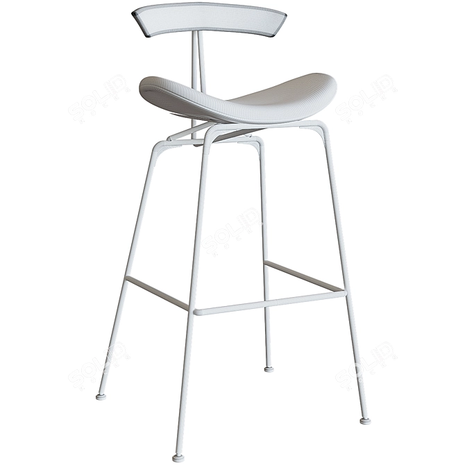 Ant Bar Stool Chair: Sleek and Stylish 3D model image 6