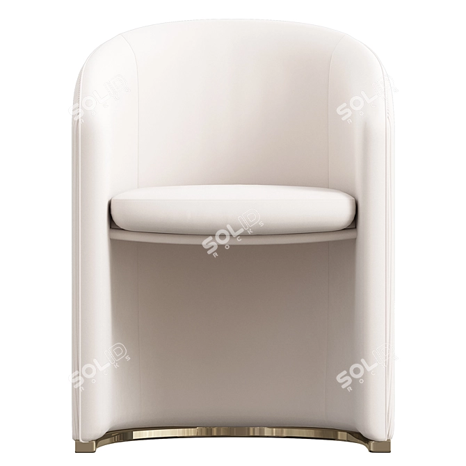 Contemporary Carmen Armchair - Visionnaire Home 3D model image 2