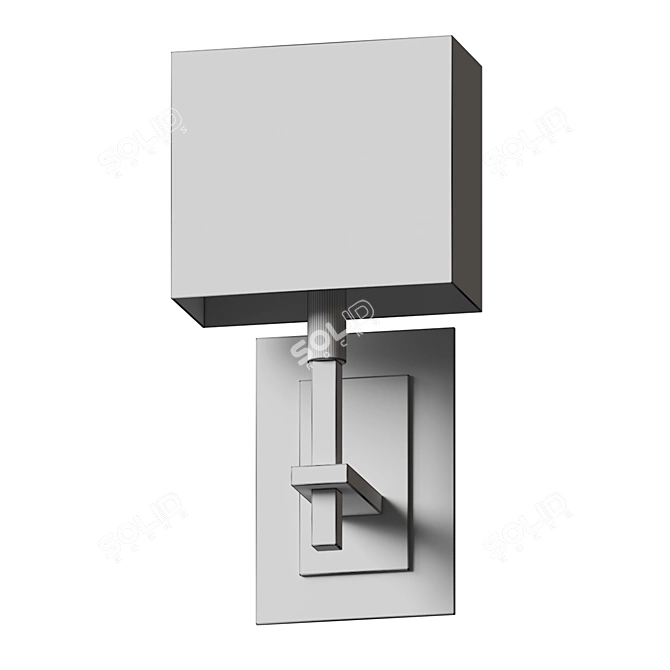 Sleek Comfort: Montana Wall Sconce 3D model image 5