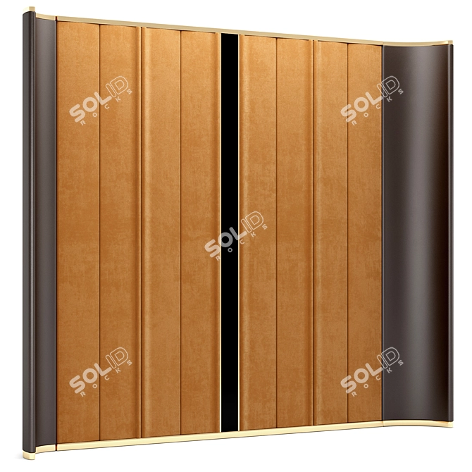 Elegant Element Decorative Panel 3D model image 1