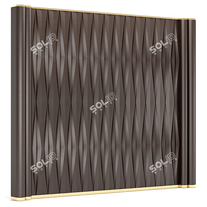 Title: Elegant Wall Panel 18 3D model image 1