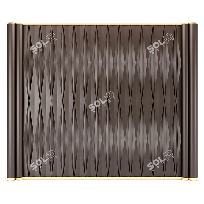 Title: Elegant Wall Panel 18 3D model image 2