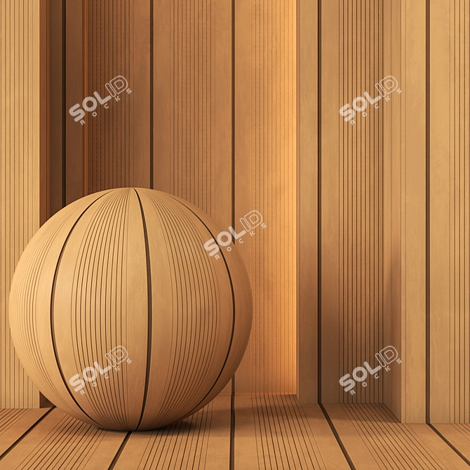 2 Wood Composite 4K Textures - Seamless & Tileable 3D model image 1