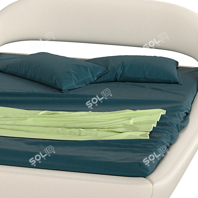 Dreamy Slumber Bed 3D model image 3