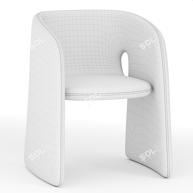 Elevate Your Space with the CELESTE Armchair 3D model image 4