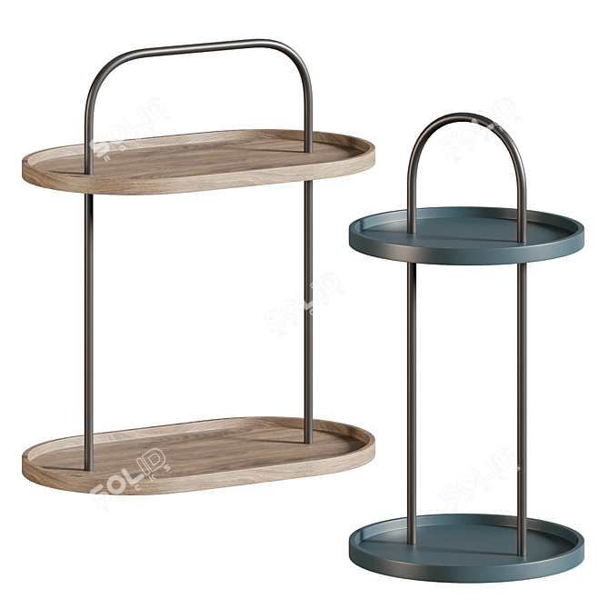 Sleek Norm Tables 3D model image 1