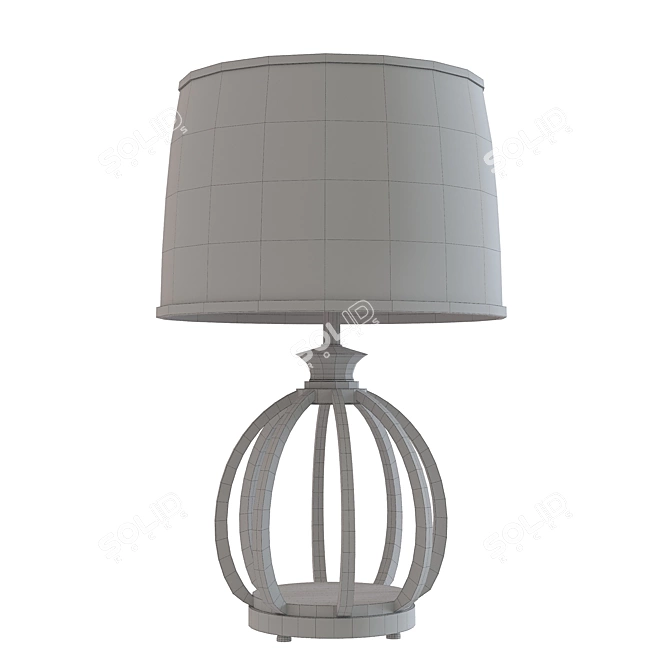 Sophisticated Table Lamp UTTERMOST 3D model image 2