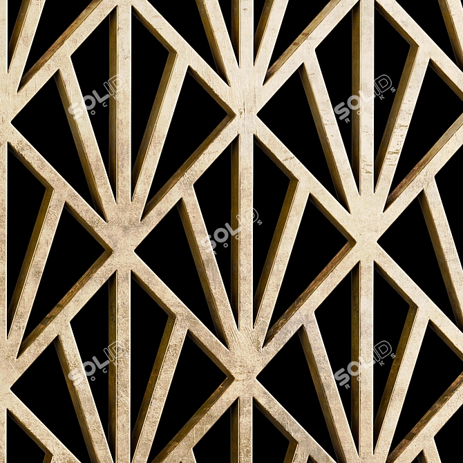 Square Decorative Panels: Set of 25 3D model image 3