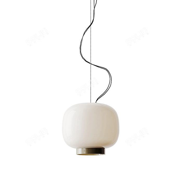 Foscarini Chouchin Reverse 3 Pendant: Stylish Ceiling Lighting 3D model image 3