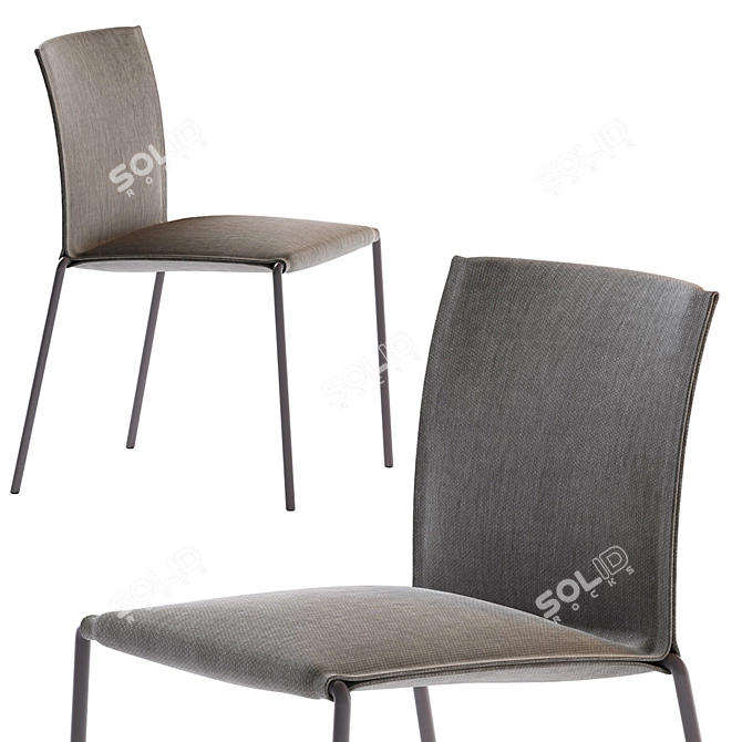 Modern Slide Chair: Mae Design 3D model image 4
