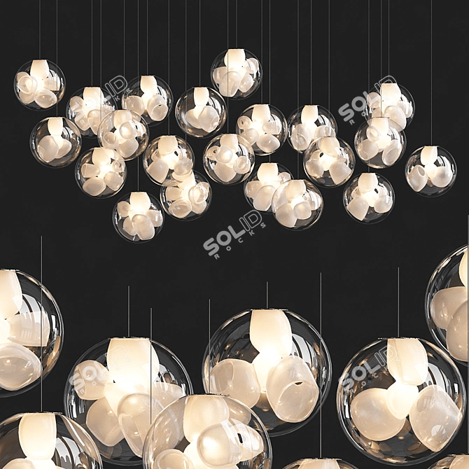 Bocci 38.V Random Lighting: Customizable Elegance 3D model image 1